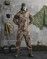 Тактичний костюм софтшел REVIVAL піксель НП4883