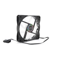 Кулер корпусной 12025 DC sleeve fan 4pin - 120*120*25мм, 12V, 1100об/мин, 12LED, RGB