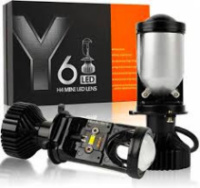 Комплект LED ламп з лінзою H4 (4024)