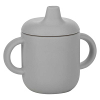 Силіконова чашка дитяча FreeON з ручками, grey