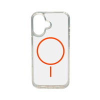 Чохол Cosmic Acrylic Thin Magnetic for Apple iPhone 16 Orange (AcColMagi16Orange)