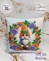 Подушка з наволочкою для вишивання бісером