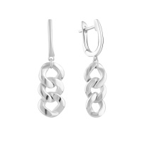 Серебряные серьги CatalogSilver без камней (2102342)