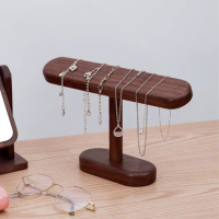 Настольная подставка для драгоценностей, браслетов и часов, деревянная, органайзер для украшений и аксессуаров высота 16 см