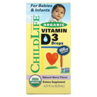 ChildLife Organic Vitamin D3 400 IU 10 ml