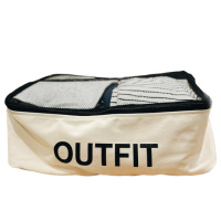 Сумка хлопковая ORGANIZE для вещей 40х30х15 см OUTFIT (светлая)