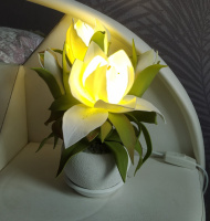 Світильник-нічник «Біла лілія»