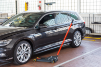 Домкрат гидравлический подкатной ультратонкий 2т., VIGOR, V6028