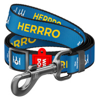 Повідець для собак з нейлону регульований WAUDOG Nylon малюнок «Патрон», розмір L-XXL, Ш 25 мм, Д 152-183 см