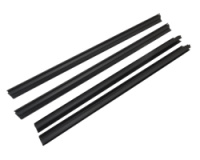 Уплотнитель опускного стекла двери ВАЗ 2123 внутренний передний и задний (к-т 4 шт.)*