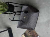 Сумка Coach Big size шопер коричневий