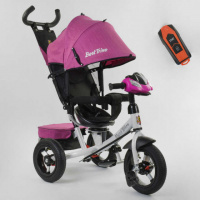 Велосипед 3-х колёсный 7700 В / 71-375 Best Trike (1) ФАРА С USB, ПОВОРОТНОЕ СИДЕНЬЕ, НАДУВНЫЕ КОЛЕСА переднее колесо d=29см. задние d=26см, ПУЛЬТ