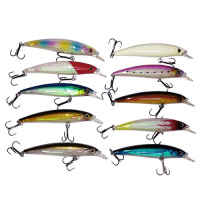 Набор воблеров разноцветных 10шт, приманка 11см 12г