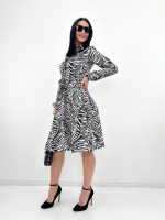 Повсякденна сукня міді «Kate» оптом | Норма | Розпродаж моделі Білий, 42-44