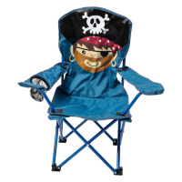 Раскладное кресло туристическое 34х58х65 см кресло для пикника  на природу с подстаканником Синий SJ-0065BL