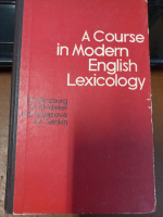 A Course in Modern English Lexicology - R. S. Ginzburg