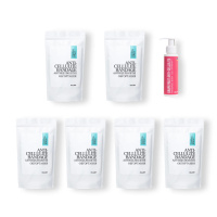 Курс охолоджуючих антицелюлітних обгортань для тіла Hillary Anti-Cellulite Pro (6 уп.) + Антицелюлітна олія Грейпфрут Hillary Grapefruit