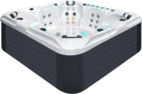 СПА-басейн Passion Spas Excite Mighty Wave (224x224x91 см), Сріблясто-білий