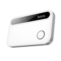 4G модем HOCO HI41(LTE), 900-2600МГЦ, 50-150Mb/s, USB, аккумулятор 2100mAh, White, BOX