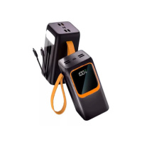 Power Bank Aspor A350 50000mAh (4USB/Type-C/Lightning/22.5W) - чорний (900140)