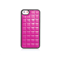 Чохол Xoomz для iPhone 5/5S/5SE PU Grid Pink (back cover) (XIP501P)