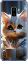 Чехол на Samsung Galaxy S9 Plus White cat 5646u-1365