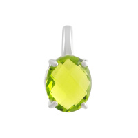 Серебряная подвеска CatalogSilver с хризолітом (60002311)