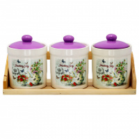 Набор керамических банок «Клубничная история» ZFC048 SS