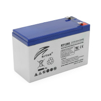 Аккумуляторная батарея AGM RITAR RT1280, Gray Case, 12V 8.0Ah  ( 151 х 65 х 94 (100) ), 2.16 kg Q12