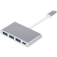 Концентратор Type-C 3.1 to 3xUSB 3.0 + Type-C 10 cm Atcom (12808)