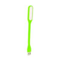 Фонарик гибкий LED USB, Green, OEM