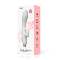 Вакуумний вібратор-кролик LILO «Emily» USB  - Білий - Вібратори