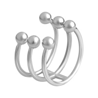 Серебряное кольцо CatalogSilver с без камней, вес изделия 3,26 гр (2136903) adjustable размер