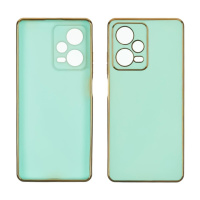 Чехол Glossy Color для Xiaomi Redmi Note 12 Pro+ 5G цвет  4 бирюзовый
