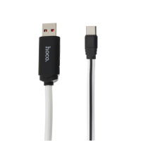 Кабель USB/IPHONE 5 HOCO U29 LED TIMER (1 м)