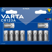 VARTA CR 123A BLI 10 LITHIUM Батарейка 10 шт