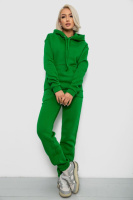 Спортивний костюм жіночий на флісі, колір зелений, 247R2039