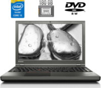 Ноутбук Lenovo ThinkPad T540p / 15.6« (1366x768) TN / Intel Core i5-4300M (2 (4) ядра по 2.6 - 3.3 GHz) / 4 GB DDR3 / 180 GB SSD / Intel HD Graphics