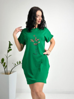 Літня сукня міні з принтом «Glide» оптом та по дропшипінгу | Норма і батал