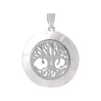 Серебряная подвеска CatalogSilver с перламутром (2061298)