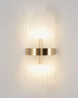 Хрустальное Бра SVLIGHT двухламповое WLC01/2 золото