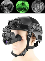 Прилад нічного бачення Night Vision Vector Optics NVG 10 + WiFi з кріпленнями під шолом чорний