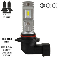 Лампы PULSO E84-HB3/HB4/ 2835/9-36v/2x15w/2000Lm/4300K