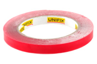 Лента двухсторонняя Unifix 1 x 12 мм x 5 м пеноакрил (PA-1125)
