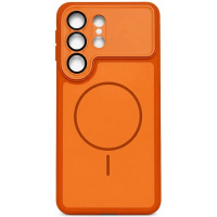 DM Чохол Armor Case Full Camera with MagSafe для Samsung S26 Ultra S948 Orange