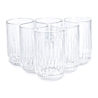 Набор стаканов из толстого стекла 6 шт стеклянные стаканы 500 мл для холодных напитков HP-YH-37