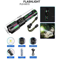 Фонарь NIGHT VISION FLUORESCENCE W515-PM10-TG, Сверхмощный фонарик, Подствольный фонарик