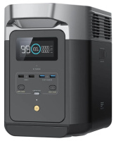 Портативная зарядная станция EcoFlow DELTA 2 (емкость 1024 Вт·ч), 3000 циклов, мощность 1800 Вт (пиковая 2700 Вт), 400*211*281 мм, вес 12кг.