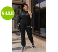 Жіночий спортивний костюм з худі «Team»| Батал | Розпродаж моделі