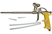 Пистолет для пены Сила - 300 мм никель 1 шт.